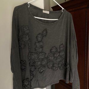 Krista Larson Anemone crop t-shirt